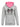 Disney Happy Together Damen Schalkragenpullover grau meliert/pink