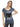 Dragons, Drachenzähmen leicht gemacht Myself Damen Loose-Shirt blau meliert